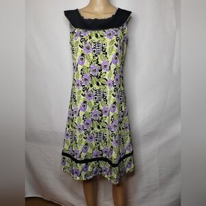 Essentials by milano women's size medium sleeveless dress